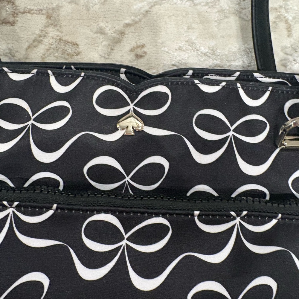 Kate Spade bow print tote bag - Picture 4 of 9
